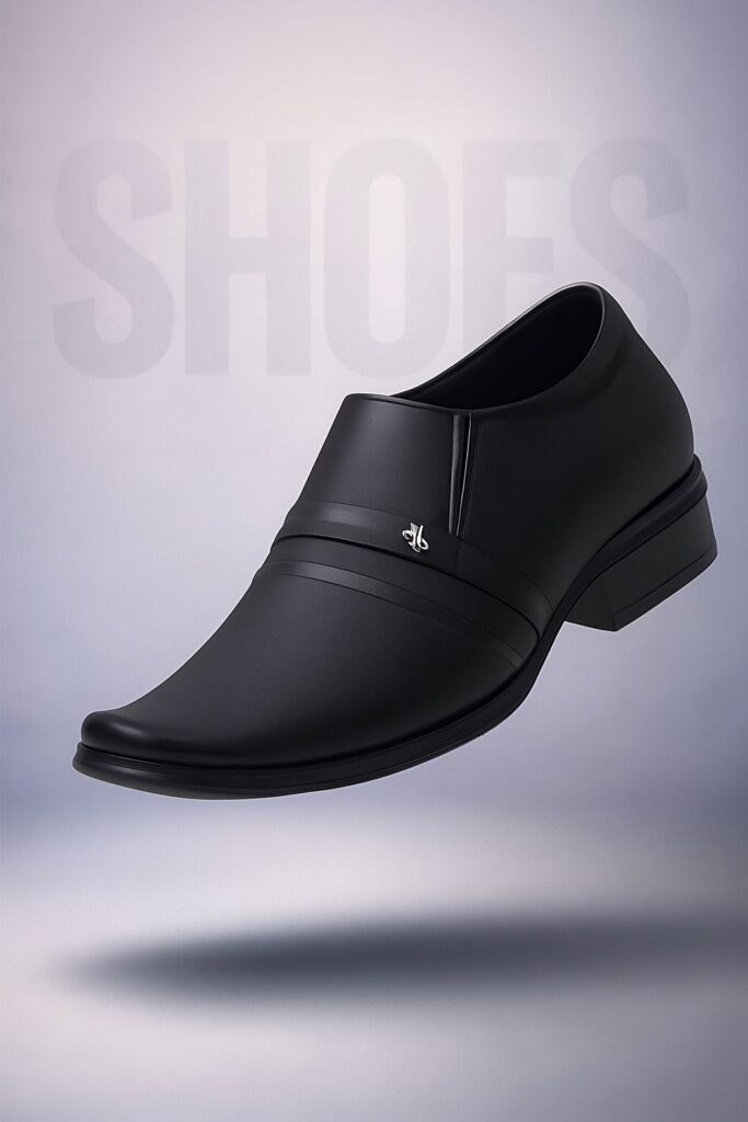 black formal shoes
