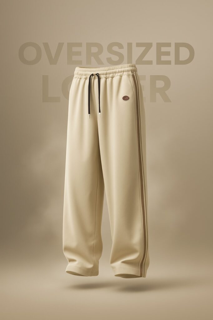oversized track pants